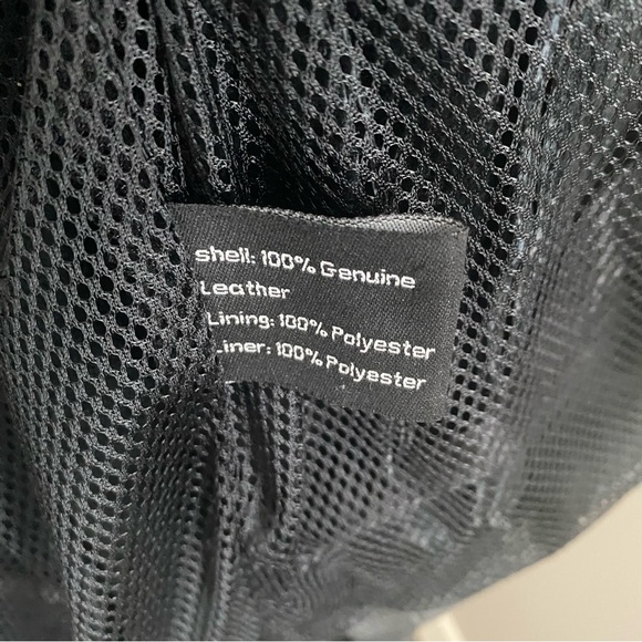Genuine Leather Motorcycle Jacket - Picture 7 of 7